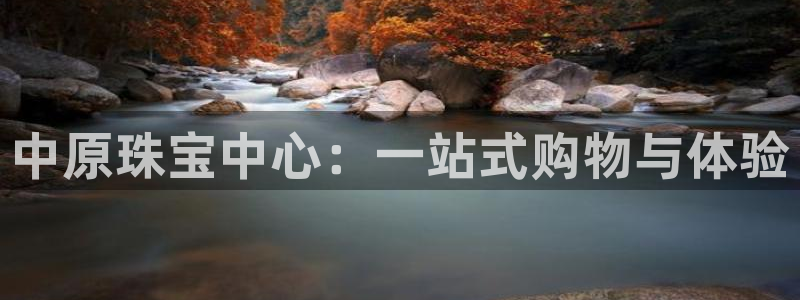 开丰娱乐网站官网下载：中原珠宝中心：一站式购物与体验
