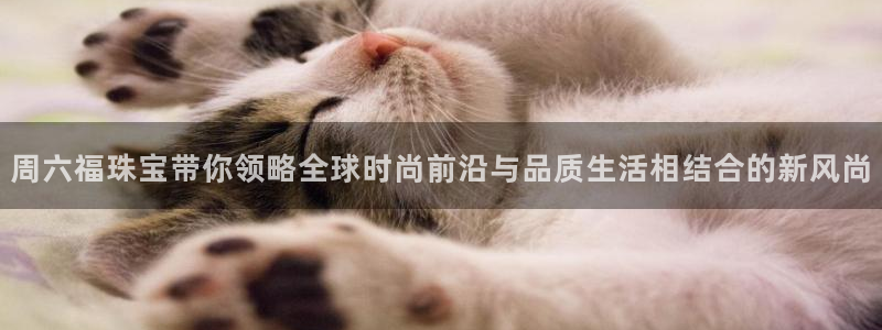 开丰娱乐官网平台电话：周六福珠宝带你领略全球时尚前沿与品质生活相结合的新风尚