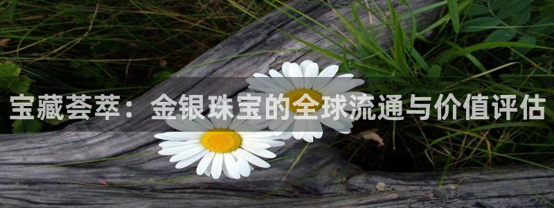 开丰娱乐寸67五壹叁八：宝藏荟萃：金银珠宝的全球流通与价值评估