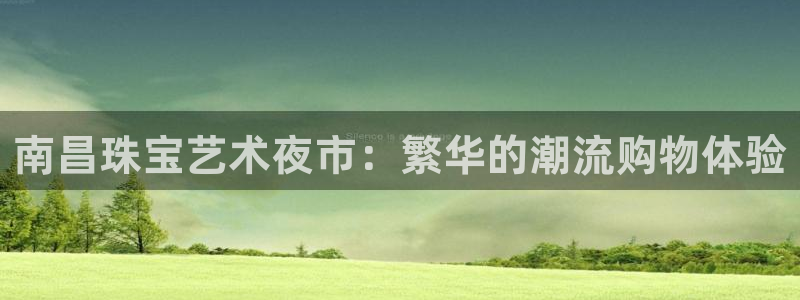 开丰娱乐登入地址在哪儿：南昌珠宝艺术夜市：繁华的潮流购物体验