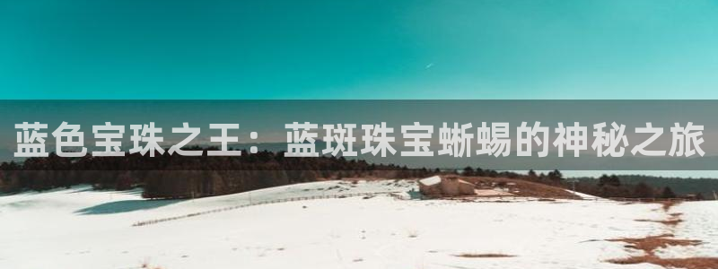 开丰娱乐更多平台：蓝色宝珠之王：蓝斑珠宝蜥蜴的神秘之旅