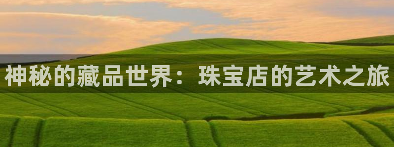 开丰娱乐登入：神秘的藏品世界：珠宝店的艺术之旅