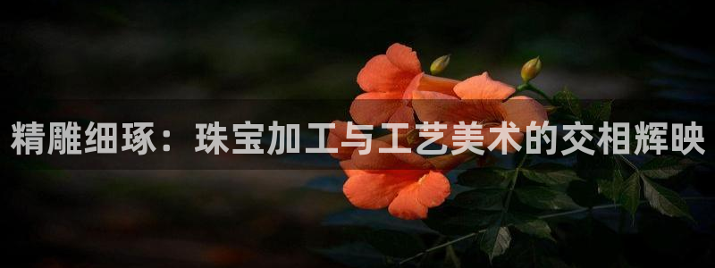 开丰娱乐注册资金多少：精雕细琢：珠宝加工与工艺美术的交相辉映
